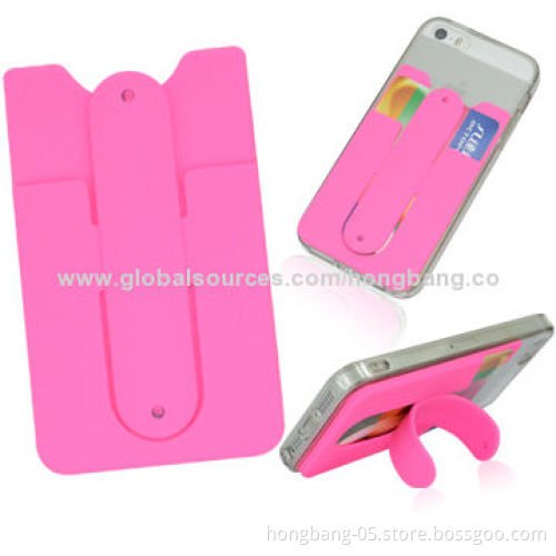 Sticky card holder stand